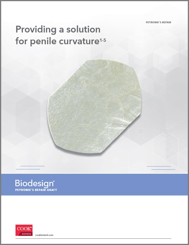 Biodesign Peyronie's Repair Graft Data Card